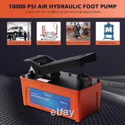 BESTOOL Air Hydraulic Pump, 10,000 PSI Hydraulic Foot Pump, 1/2 Gal Air Actuated