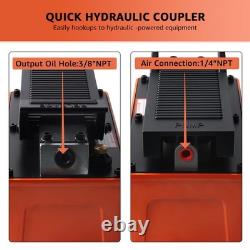 BESTOOL Air Hydraulic Pump, 10,000 PSI Hydraulic Foot Pump, 1/2 Gal Air Actuated