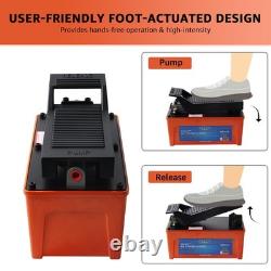BESTOOL Air Hydraulic Pump, 10,000 PSI Hydraulic Foot Pump, 1/2 Gal Air Actuated