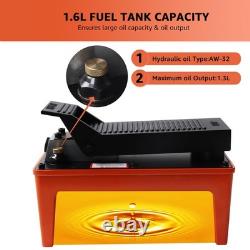 BESTOOL Air Hydraulic Pump, 10,000 PSI Hydraulic Foot Pump, 1/2 Gal Air Actuated BESTOOL Air Hydraulic Pump, 10,000 PSI Hydraulic Foot Pump, 1/2 Gal Air Actuated