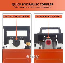 BESTOOL Air Hydraulic Pump 10 000 PSI Hydraulic Foot Pump 1/2 Gal Air Actuated