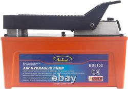 BESTOOL Air Hydraulic Pump 10 000 PSI Hydraulic Foot Pump 1/2 Gal Air Actuated