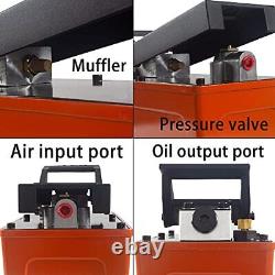 BESTOOL Air Hydraulic Pump 10,000 PSI Hydraulic Foot Pump Pressure 1/2 Orange