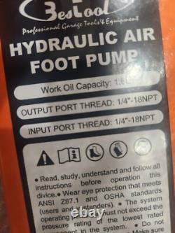 BESTOOL Upgrade Portable Power Dual-Purpose Air/Foot Hydraulic Pump 10,000 PSI