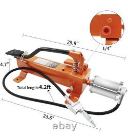 BESTOOL Upgrade Portable Power Dual-Purpose Air/Foot Hydraulic Pump 10,000 PSI