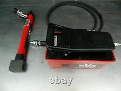 BVA Hydraulics PA1500 10K PSI Air Hydraulic Pump with 5 ton cylinder and hose