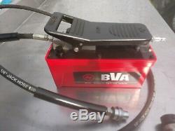 BVA Hydraulics PA1500 10K PSI Air Hydraulic Treadle Pump & BVA cylinder ram