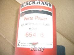 Blackhawk Air Powered Foot Pedal Controlled Hydraulic Pump 65426 10,000 PSI