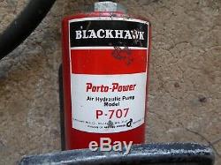Blackhawk air powered hydraulic pump P-707
