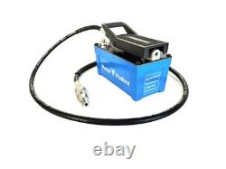 Blue Air Hydraulic Pump 10,000 PSI 1.7L Reservoir, NPT 3/8 Oil Outlet, 2x6.5