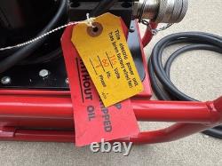 Burndy EPAC10 10,000psi Electric Hydraulic Pump with Air Foot Switch Working Used
