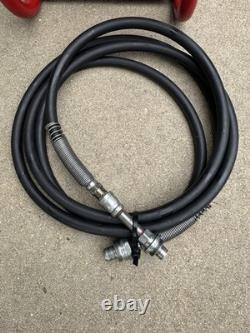 Burndy EPAC10 10,000psi Electric Hydraulic Pump with Air Foot Switch Working Used