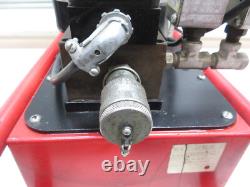 Burndy EPAC10 10,000psi Electric Hydraulic Pump with Air Foot Switch Working Used