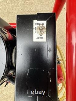 Burndy EPAC10 10,000psi Electric Hydraulic Pump with Air Foot Switch Working Used