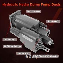 C102 PTO Dump Pump Hydraulic Cylinder Air Shift Direct Mount 7/8 13-T Spline