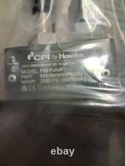CPI by Howden P55 Hydraulic Piston Pump Single Acting Pneumatic 3500 PSI