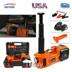 Car Electric Hydraulic Floor Jack Air Pump 12V DC 5T/11023lb Multifunctional Set