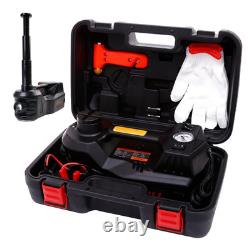 Car Jacks 5Ton 12V Hydraulic Jack with Tire Air Pump and LED Light, Car Jack L