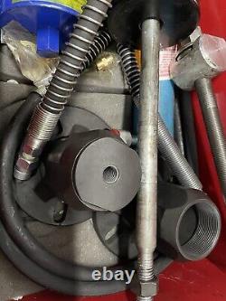 Central Hydraulics 10,000 PSI AIR/HYDRAULIC FOOT PUMP Model 98318 With Extras