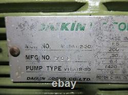 Daikin Hydraulic Oil Motor M15a1-2-30 Pump V15 Air-40 V15a1r-40 Warranty