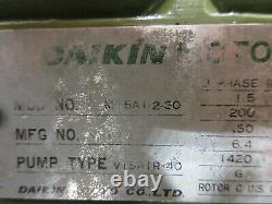 Daikin Hydraulic Oil Motor M15a1-2-30 Pump V15 Air-40 V15a1r-40 Warranty