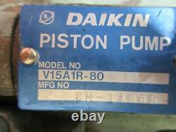 Daikin Hydraulic Pump Motor M15a1-2-40 Vi5air-80 Vi5a1r-80 Mori Seiki Sl-3h Cnc