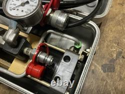 Deutsch DLT02MAPP1000 Aircraft Pneumatic Hydraulic Pump 10,000 PSI With Hose