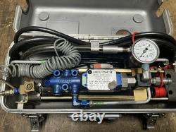 Deutsch DLT02MAPP1000 Aircraft Pneumatic Hydraulic Pump 10,000 PSI With Hose