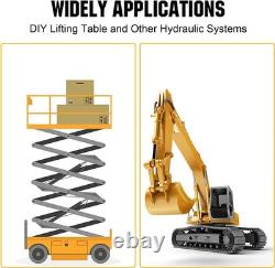 Double Acting Hydraulic Pump Dump Trailer 8 Quart 12V DC Unit Pack Power Unit