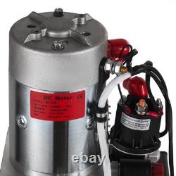 Double Acting Hydraulic Pump Dump Trailer 8 Quart 12V DC Unit Pack Power Unit