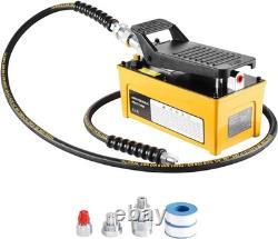 Durable 10000 PSI Air Hydraulic Pump Aluminum 0.42 Gal Oil Reservoir Foot