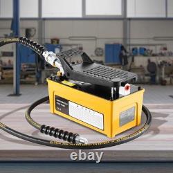 Durable 10000 PSI Air Hydraulic Pump Aluminum 0.42 Gal Oil Reservoir Foot