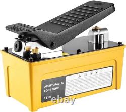 Durable 10000 PSI Air Hydraulic Pump Aluminum 0.42 Gal Oil Reservoir Foot