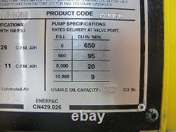 ENERPAC PAM1042 10K PSI Air Hydraulic Pump PAM-1042 10 Ton Cylinder RC 106 462