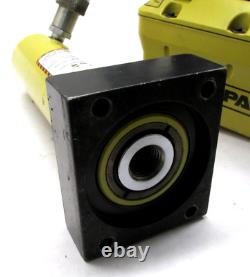 ENERPAC #PAT1102N AIR HYDRAULIC PUMP & #RC156 15-TON HYDRAULIC CYLINDER with VALVE