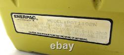 ENERPAC #PAT1102N AIR HYDRAULIC PUMP & #RC156 15-TON HYDRAULIC CYLINDER with VALVE