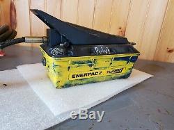 ENERPAC PAT1102N TURBO Hydraulic Foot Pump 10,000 psi with 2 Liter Res