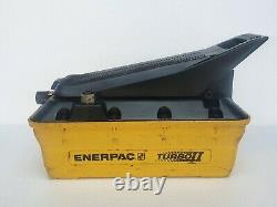 ENERPAC PATG-1102N TURBO II Air Operated Hydraulic Foot Pump 10000 PSI