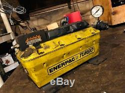 ENERPAC TURBO HYDRAULIC PUMP, AIR POWERED PEDALy