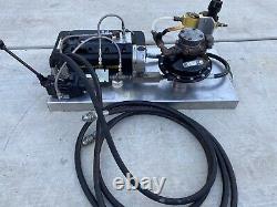 ENERPAC TURBO II AIR HYDRAULIC PUMP With TELEDYNE SPRAGUE AIR DRIVEN PUM