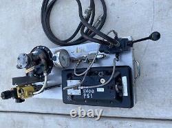 ENERPAC TURBO II AIR HYDRAULIC PUMP With TELEDYNE SPRAGUE AIR DRIVEN PUM