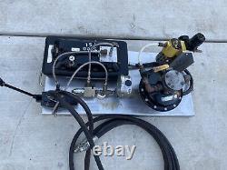 ENERPAC TURBO II AIR HYDRAULIC PUMP With TELEDYNE SPRAGUE AIR DRIVEN PUM