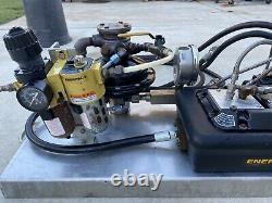 ENERPAC TURBO II AIR HYDRAULIC PUMP With TELEDYNE SPRAGUE AIR DRIVEN PUM