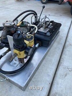 ENERPAC TURBO II AIR HYDRAULIC PUMP With TELEDYNE SPRAGUE AIR DRIVEN PUM