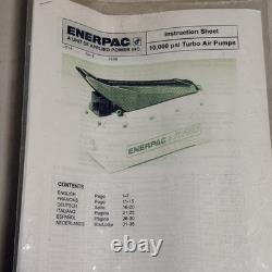 ENERPAC Turbo II Air Hydraulic Pump PATG1102N basically new