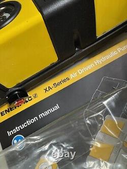 ENERPAC XA11G Air Powered Hydraulic Pump, 10K PSI With Gauge New! Fast Shipping