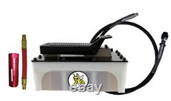 ESCO 10875C Yellow Jackit 5 Quart Plastic Reservoir Air Hydraulic Pump Kit