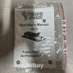 ESCO 10875C Yellow Jackit 5 Quart Plastic Reservoir Air Hydraulic Pump Kit