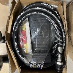 ESCO 10875C Yellow Jackit 5 Quart Plastic Reservoir Air Hydraulic Pump Kit