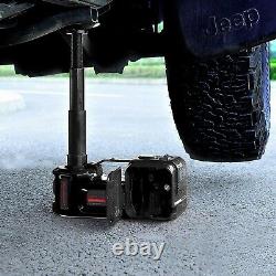 E-HEELP Electric Hydraulic Floor Car Jack Lift Jack with Tire Inflator Air Pump
